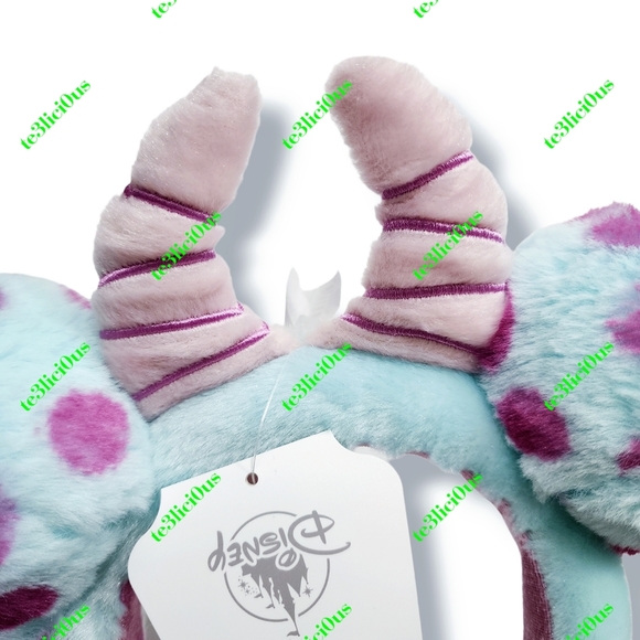 DISNEY PARKS MONSTERS INC SULLEY PLUSH EARS HEADBAND - Picture 2 of 3